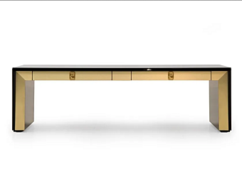 Rechteckiger Couchtisch aus Spiegelglas FORMITALIA Muzio