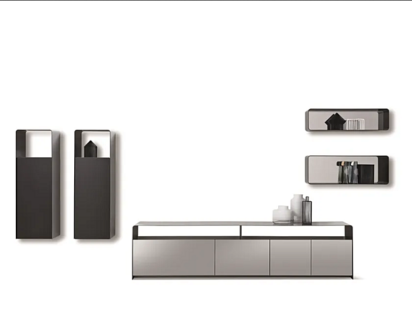 Metallregalsystem Foglio Flou Fabrik Flou aus Italien. Foto №1