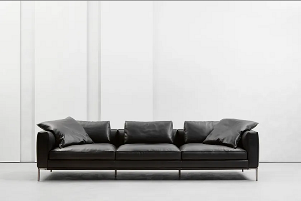 Ecksofa aus Stoff mit weicher Rückenlehne Flou Icon Fabrik Flou aus Italien. Foto №10