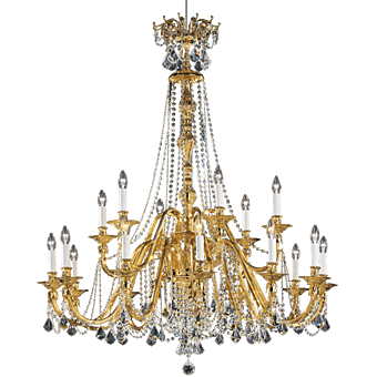 Kronleuchter ITALAMP 2291/12 + 6 Fabrik ITALAMP aus Italien