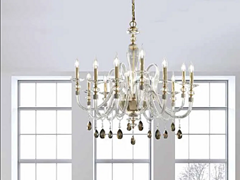 Kristalllüster mit Swarovski-Kristallen Amelie L8 4 Euroluce Lampadari