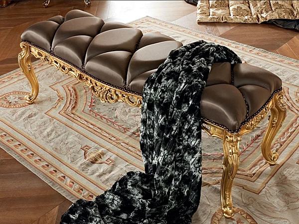 Polsterbank aus Stoff Modenese Luxury Interiors 13522 Fabrik MODENESE GASTONE aus Italien. Foto №1
