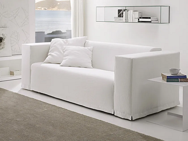 Zweisitzer Stoffsofa mit Bettfunktion Duomo Design Glamour Fabrik Duomo Design aus Italien. Foto №1