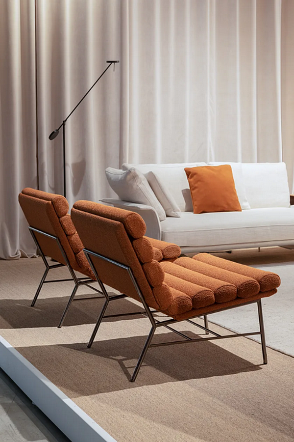 Stoffarmstuhl Pan Flute Saba Fabrik SABA aus Italien. Foto №3