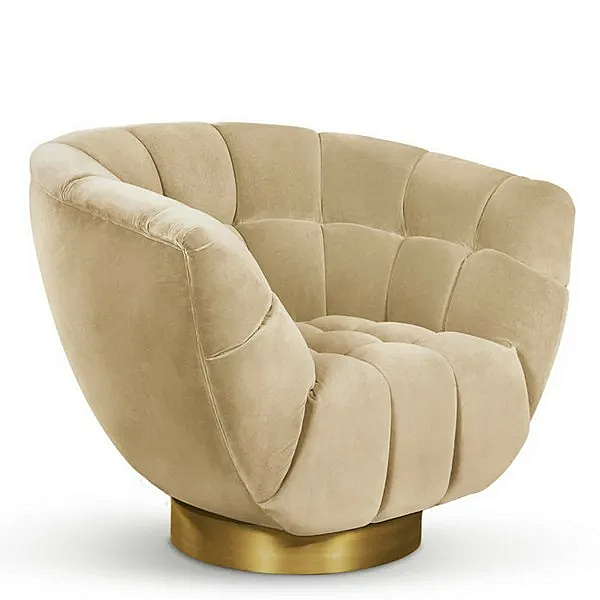Samtarmchair mit Armlehnen BRABBU Essex Fabrik BRABBU aus Italien. Foto №2