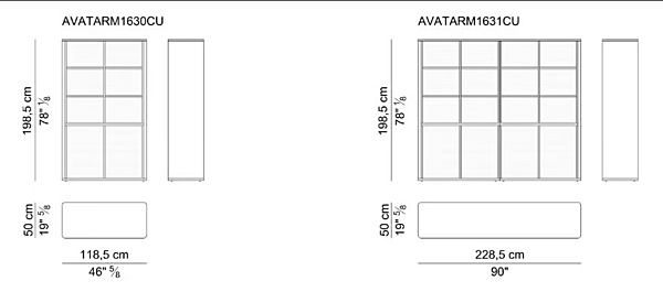 Hohe offene Holzregale für das Büro Avatar i 4 Mariani Fabrik i 4 Mariani aus Italien. Foto №4