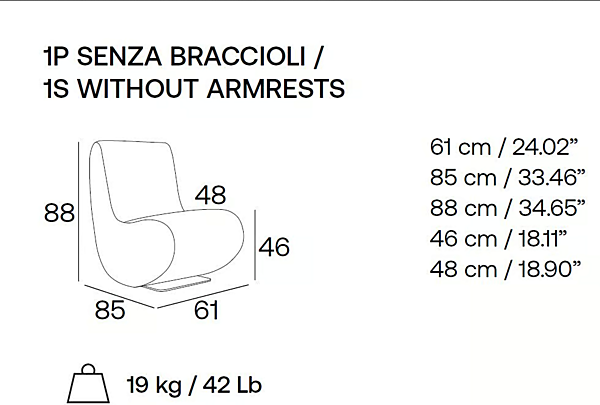 Stoffstuhl mit Armlehnen Nina Adrenalina IMB1050332 Fabrik ADRENALINA aus Italien. Foto №11