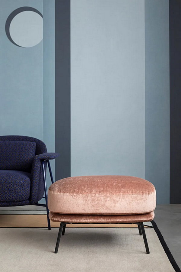 Polsterhocker aus Stoff KEPI Saba Fabrik SABA aus Italien. Foto №2