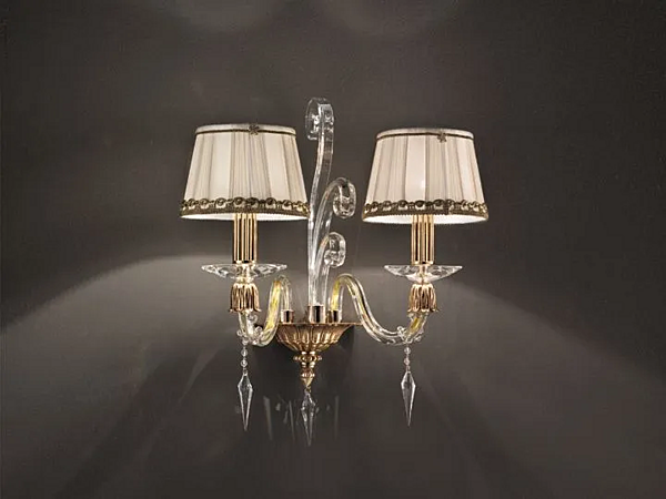 Wandleuchte mit Swarovski-Kristallen Euroluce Lampadari Midha A2 Fabrik EUROLUCE LAMPADARi aus Italien. Foto №1