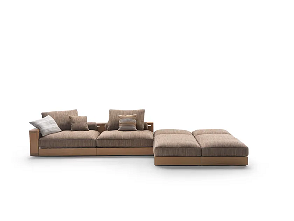 Ecksofa für den Garten aus Stoff FLEXFORM Hamptons Fabrik FLEXFORM aus Italien. Foto №4