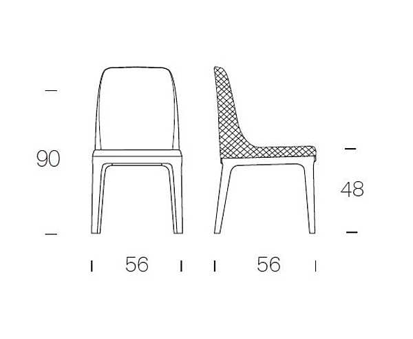 Der Stuhl TONIN CASA 7293