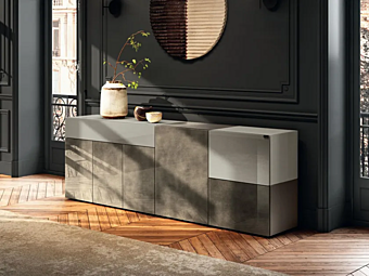 Glasvitrine mit Türen LAGO 36E8 2103 2103 Fabrik LAGO aus Italien