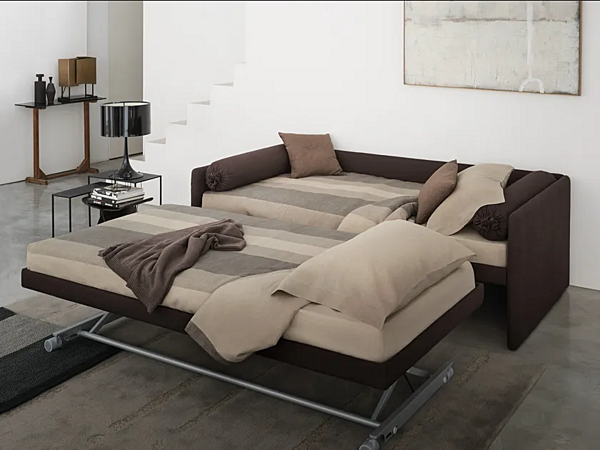Stoff Schlafsofa mit abnehmbarem Bezug Flou Duetto Fabrik Flou aus Italien. Foto №6