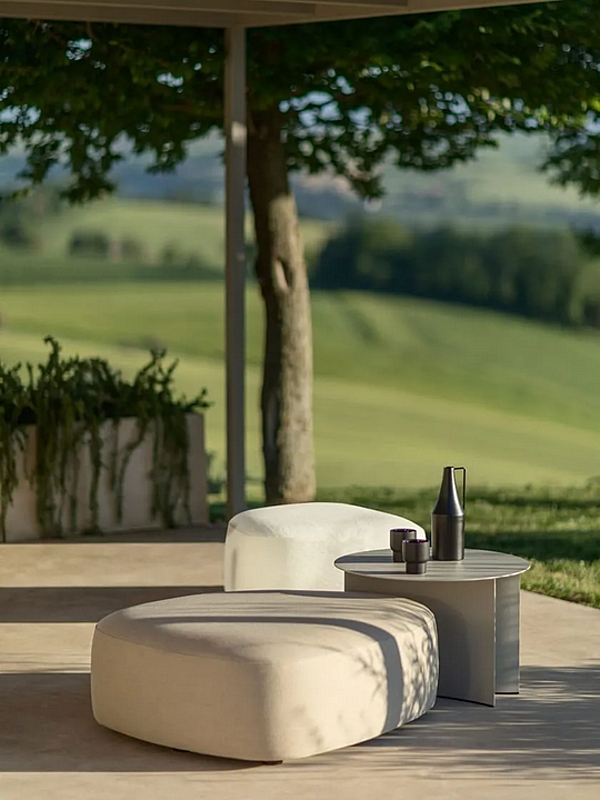 Pouf mit abnehmbarem Bezug Pierre Flou Fabrik Flou aus Italien. Foto №4