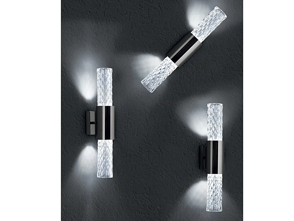 Wandleuchte aus Kristall mit LED-Technologie Euroluce Lampadari Gleam Fabrik EUROLUCE LAMPADARi aus Italien. Foto №1
