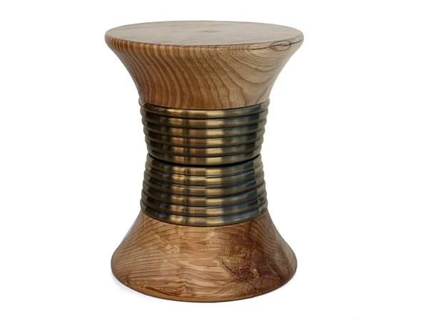 Niedriger Hocker aus Asche BRABBU Padaung Fabrik BRABBU aus Italien. Foto №1