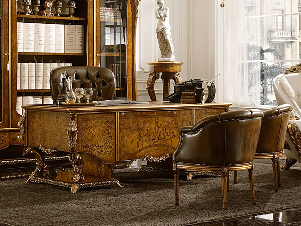 Rechteckiger Schreibtisch aus Holz Dolcevita A.R. Arredamenti 218 Fabrik A.R.ARREDAMENTI SRL aus Italien. Foto №3