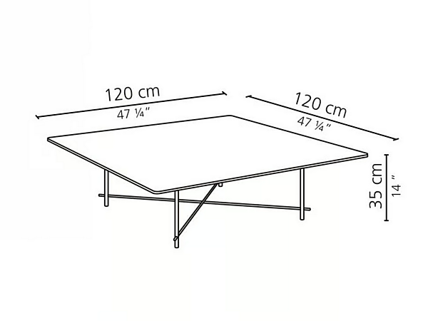 Quadratischer Couchtisch aus Marmor CASAMILANO SHANGHAI Fabrik CASAMILANO aus Italien. Foto №4