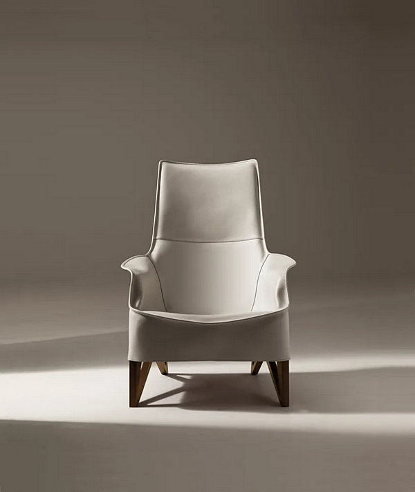 Lederarmstuhl mit Kopfstütze GIORGETTI Mobius Fabrik GIORGETTI aus Italien. Foto №5