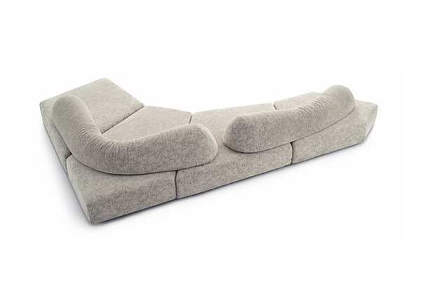 Ecksofa für den Garten aus Stoff mit Rückenpolster Edra On the Rocks Fabrik EDRA aus Italien. Foto №1