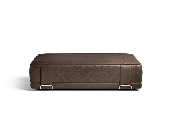 Rechteckiger Lederpouf Grant POLTRONA FRAU Fabrik POLTRONA FRAU aus Italien. Foto №2