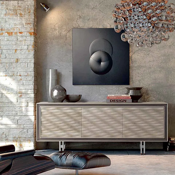 Holzsideboard mit Türen Quadra A 612 DALE Fabrik DALE aus Italien. Foto №3
