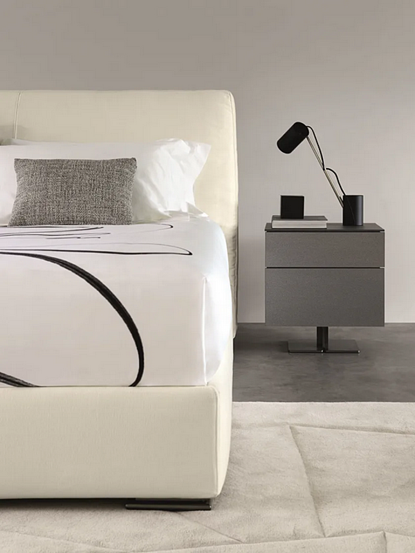 Doppelbett mit gepolsterter Rückenlehne Flou MyPlace Fabrik Flou aus Italien. Foto №12
