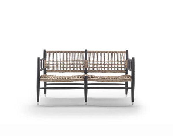 Kleines Sofa aus Massivholz mit weicher Rückenlehne FLEXFORM LEE Fabrik FLEXFORM aus Italien. Foto №2
