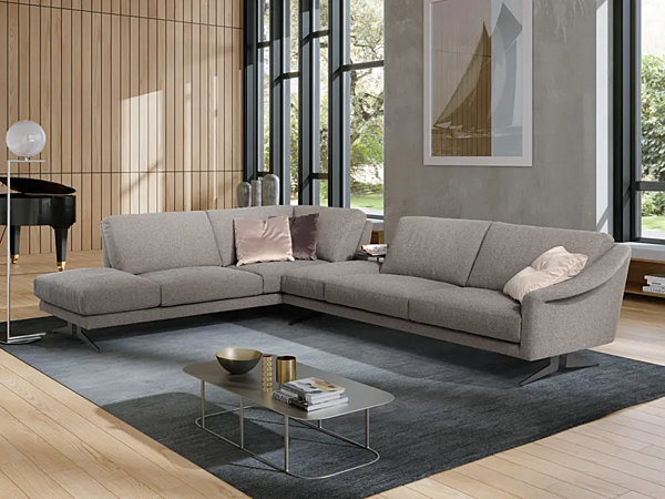 Ecksofa aus Stoff mit Canaletto-Bezug Marinelli Home M1225 Fabrik Marinelli Home aus Italien. Foto №1