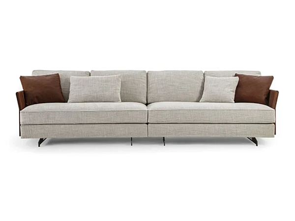 Ecksofa aus Stoff mit abnehmbarem Bezug Frigerio Davis Slim Fabrik Frigerio aus Italien. Foto №1