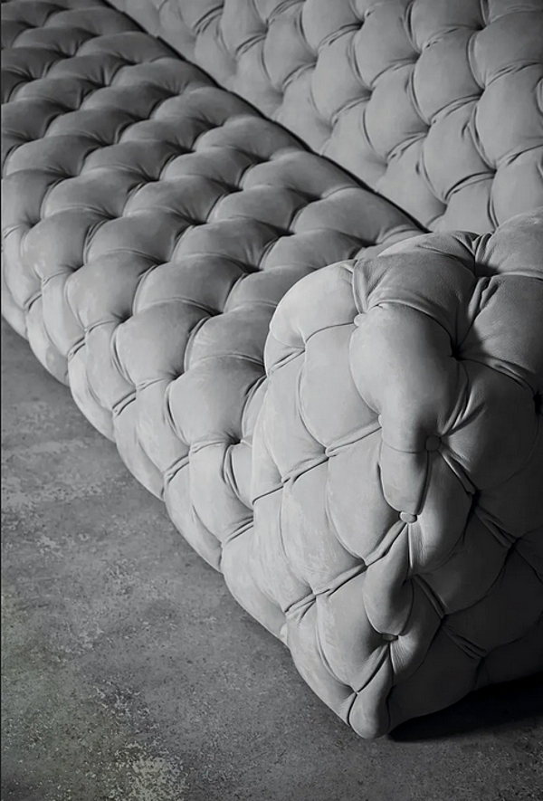 Sofa mit gepolsterter Rückenlehne aus Leder BAXTER Chester Moon Fabrik BAXTER aus Italien. Foto №11