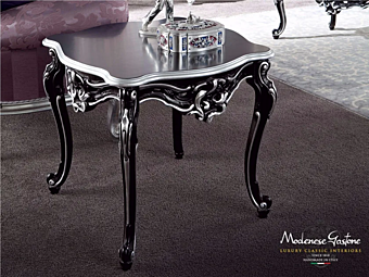 Quadratischer Beistelltisch aus Holz für das Wohnzimmer Modenese Luxury Interiors 13660 Fabrik MODENESE GASTONE aus Italien