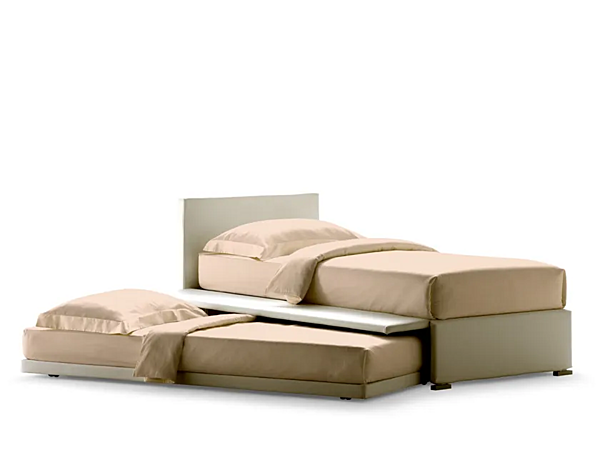 Umwandelbares Einzelbett aus Stoff Flou Biss Fabrik Flou aus Italien. Foto №1