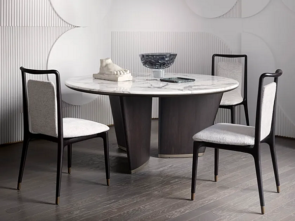 Runder Marmortisch Mistral GIORGETTI Fabrik GIORGETTI aus Italien. Foto №1