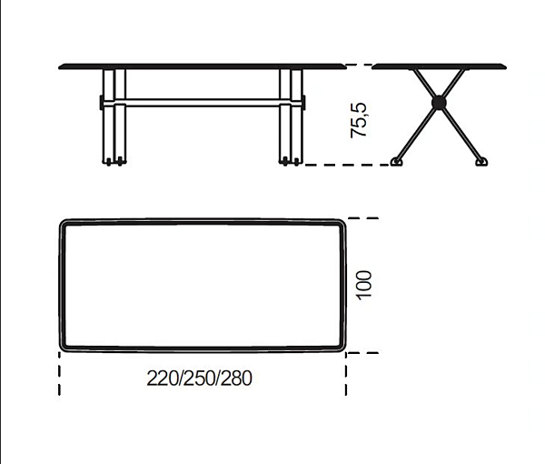 Rechteckiger Tisch aus Marmor Maat Gallotti&Radice Fabrik Gallotti & Radice aus Italien. Foto №8