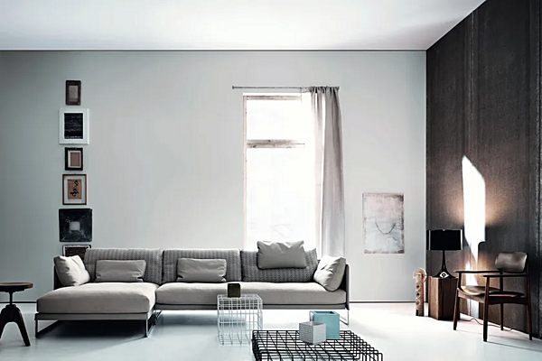 Ecksofa aus Stoff Livingston Saba Fabrik SABA aus Italien. Foto №5