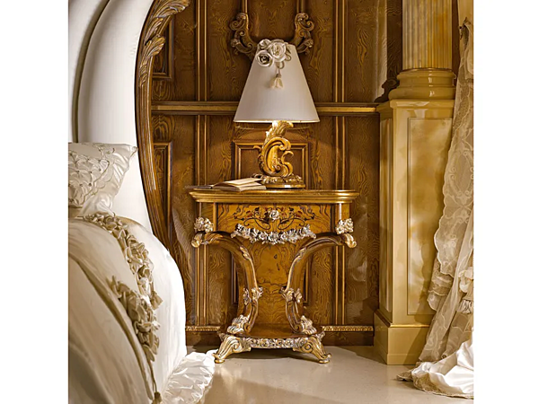 Rechteckige Nachttisch mit Schubladen A.R. Arredamenti Dolcevita 286 Fabrik A.R.ARREDAMENTI SRL aus Italien. Foto №2