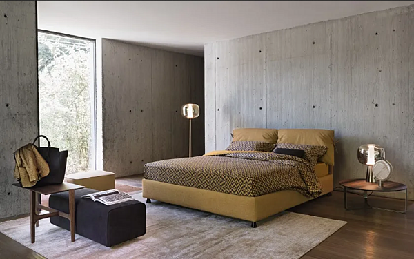 Doppelbett mit abnehmbarem Bezug Nathalie Flou Fabrik Flou aus Italien. Foto №7