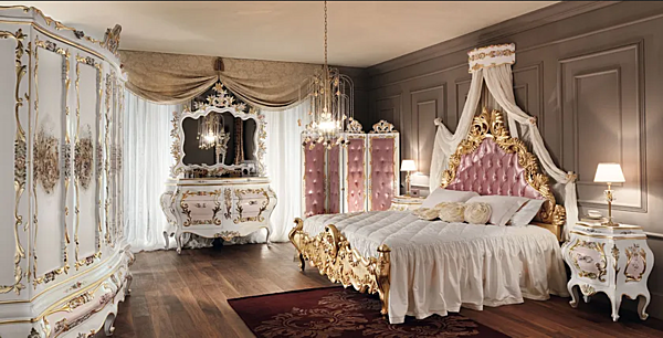 Wandmontierter gerahmter Spiegel aus Glas Modenese Luxury Interiors 11625 Fabrik MODENESE GASTONE aus Italien. Foto №3