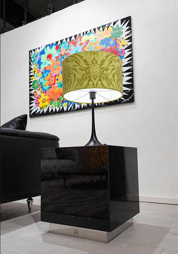 Kaffeetisch aus Nero Marquina Marmor FORMITALIA JR REC Fabrik FORMITALIA aus Italien. Foto №3