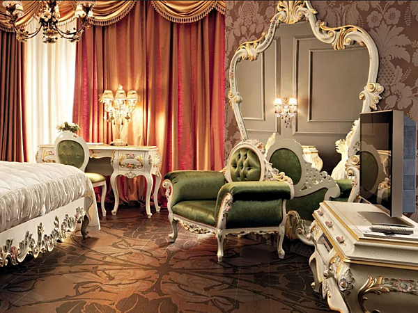 TV-Schrank aus massivem Holz MODENESE GASTONE 11105 Fabrik MODENESE GASTONE aus Italien. Foto №4