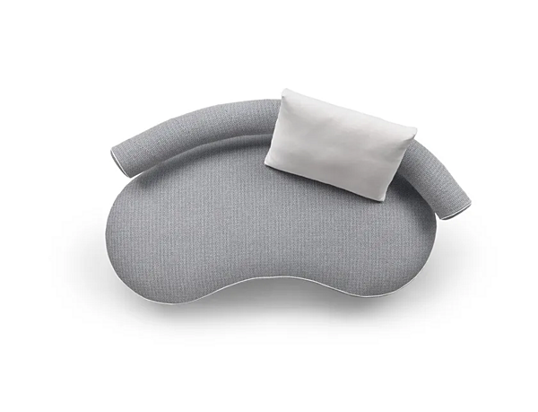 Kurviges Stoffgarten-Sofa Supermax Outdoor FLEXFORM Fabrik FLEXFORM aus Italien. Foto №7