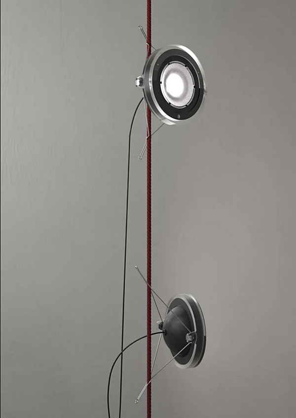 Hängelampe aus Stoff mit LED und schwenkbarem Design Fabbian Bungee F64 F64 C11 S02 02, F64 C12 S02 02 Fabrik Fabbian aus Italien. Foto №3