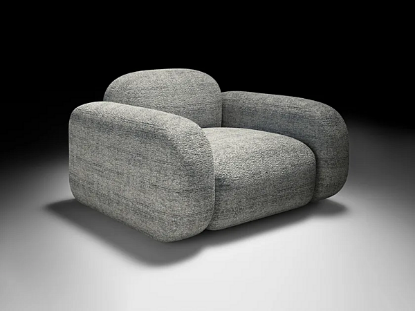 Fabric Armchair STONE - CASA +39 Fabrik ENCORE (by CASA +39) aus Italien. Foto №2