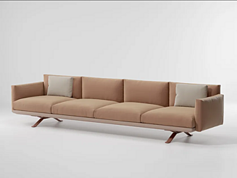 Garten-Sofa mit Stoffbezug für 4 Personen KETTAL BOMA