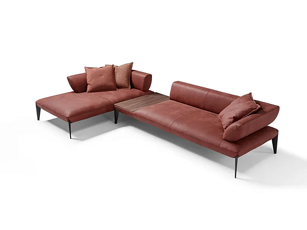 Ecksofa mit integriertem Couchtisch Egoitaliano Avenue Fabrik Egoitaliano aus Italien. Foto №5