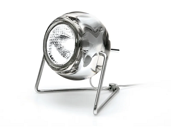 Verstellbare Tischlampe in Beluga-Farbe Fabbian Fabrik Fabbian aus Italien. Foto №2