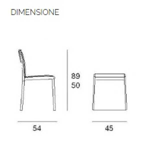 Der Stuhl PACINI & CAPPELLINI 5432 Fabrik PACINI & CAPPELLINI aus Italien. Foto №3