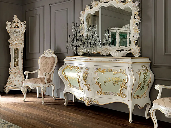 Sideboard mit Türen aus Holz Modenese Luxury Interiors 11101 Fabrik MODENESE GASTONE aus Italien. Foto №1