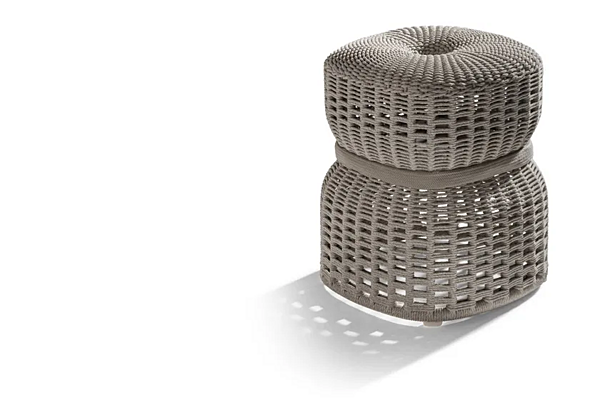 Garten Pouf aus nautischem Seil POLTRONA FRAU Lepli Outdoor Fabrik POLTRONA FRAU aus Italien. Foto №17